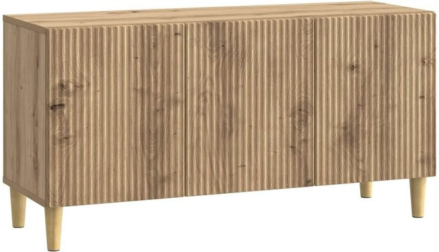vidaXL TV-Schrank Artisan-Eiche in Braun im Vintage-Stil, B/T/H: 99 x 34,5 x 50 cm - Bild 1