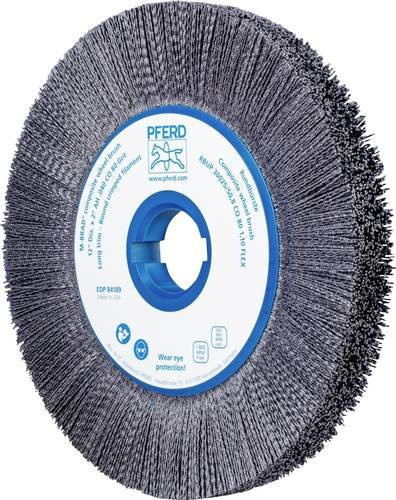 PFERD COMPOSITE FLEX Rundbürste RBUP für Winkelschleifer, Korn 120, Keramik-Filament-Ø 1,10 mm, Farbe Grau - Bild 1