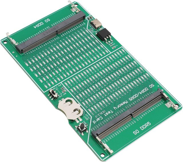 Igeteck 2-in-1 DDR4 DDR5 Speichertester mit LED-Anzeige in Grün für Laptop - Bild 1