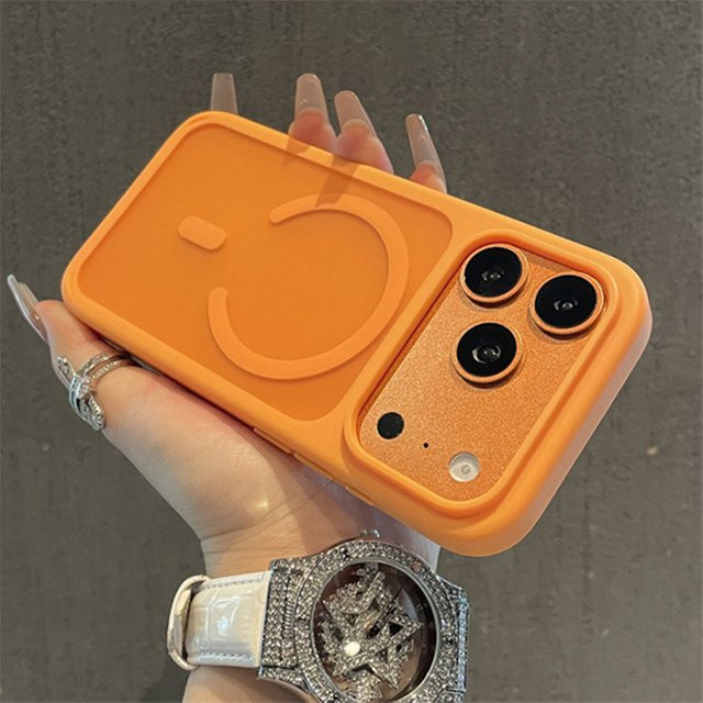 SUNWARD MagSafe Magnetische Hülle für iPhone 12 bis 17 Pro Max, Transluzente Matte Stoßfeste Schutzhülle aus PC, Schwarz und Transparent - Bild 1