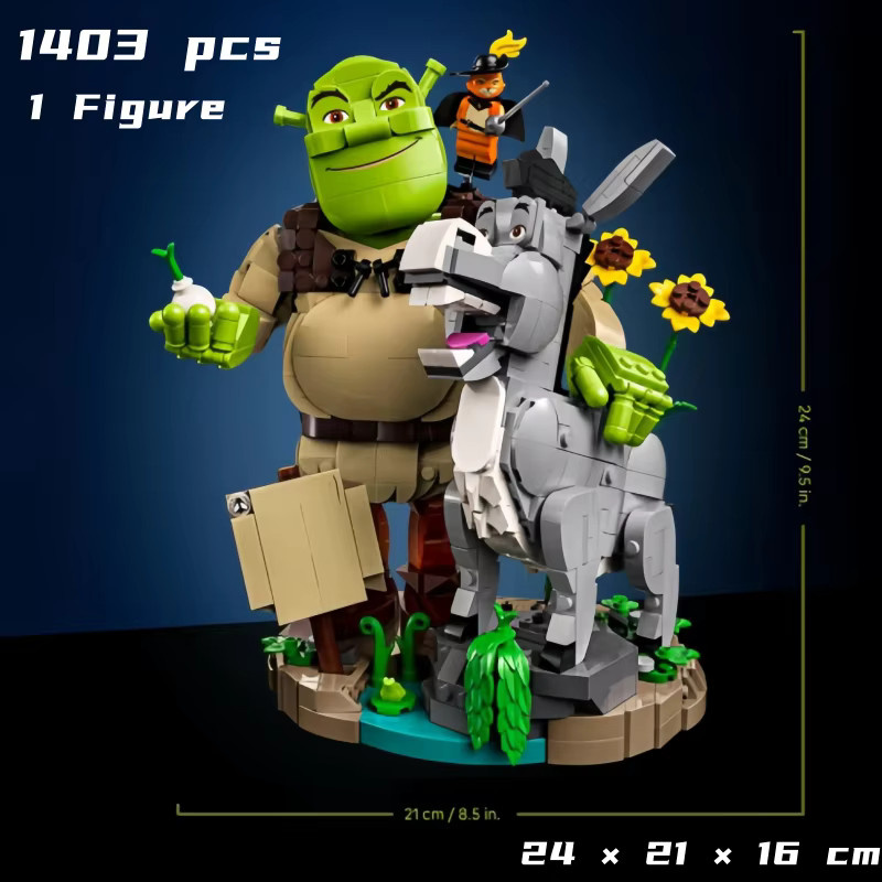 MOC Der Esel in Stiefeln, Bausteine, 1403 Teile, für Erwachsene - Bild 4