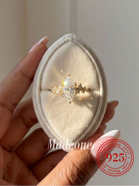 Ring 925 Silber, Zirkonia, Damen - Bild 1