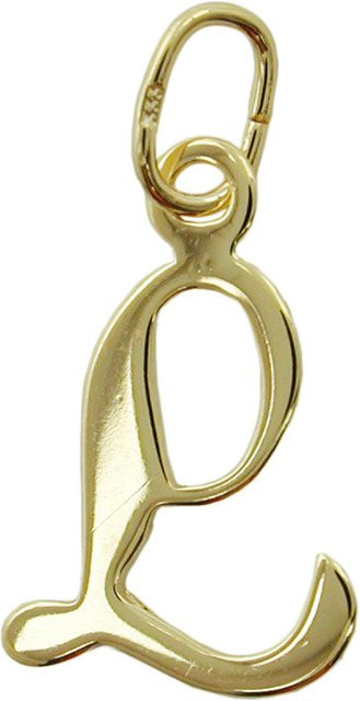 Paolo Renzo Buchstabenanhänger, 333 Gelbgold, 15x10mm, Unisex - Bild 1