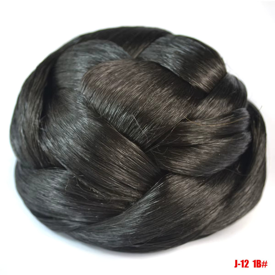 Jeedou Geflochtener Chignon-Haarknoten, Synthetisch - Bild 4