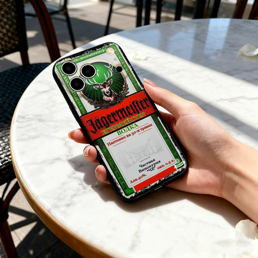 J-Jagermeisters Handyhülle für iPhone 11 bis 17 Pro Max Plus Air Mini Soft Case in Schwarz - Bild 4
