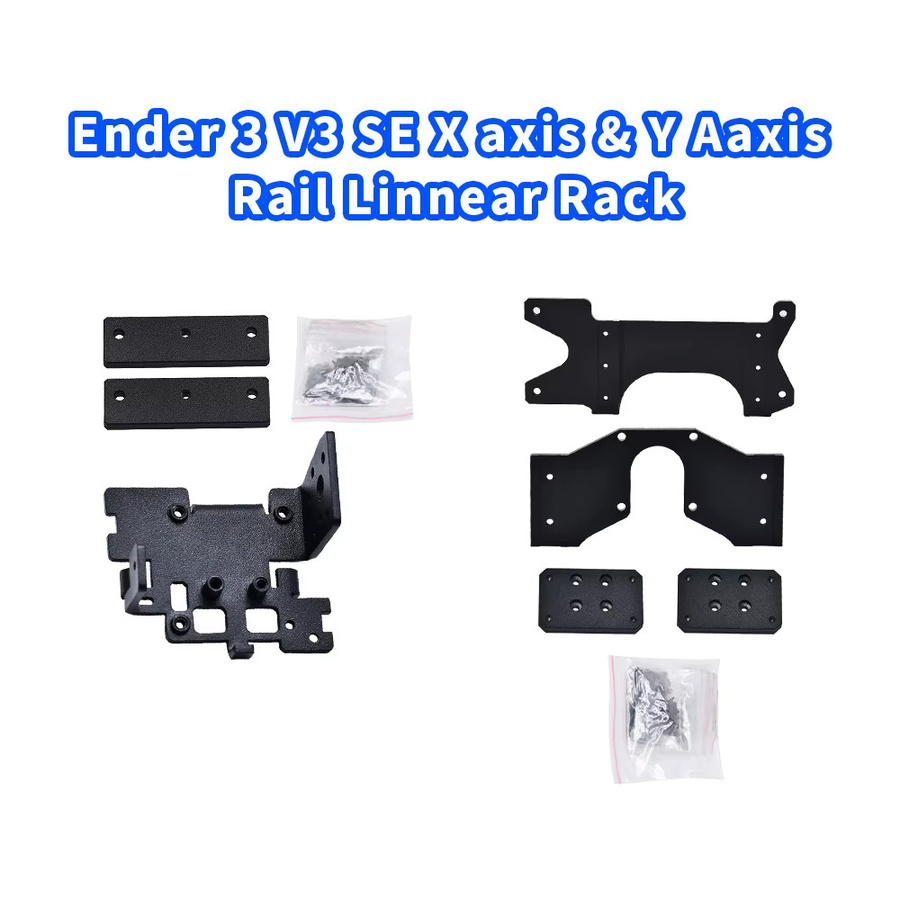 Creality Upgrade-Kit für Ender 3 V3 KE und Ender 3 V3 SE mit Dual-Y-Achse und MGN9H 300mm Linearführungsschiene für die X-Achse in Schwarz - Bild 3