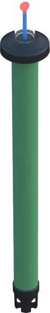 WaterUps Wasserstandsanzeiger mechanisch Schwarz B/T/H: 5 x 5 x 30 cm - Bild 1