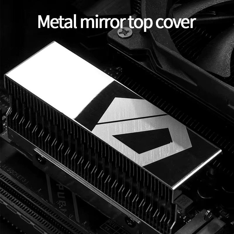 ID-COOLING ZERO M15 A1 M.2 2280 SSD Kühler Passiver Kühlkörper für NVMe/M.2 in Silber mit Wärmeleitpad - Bild 3