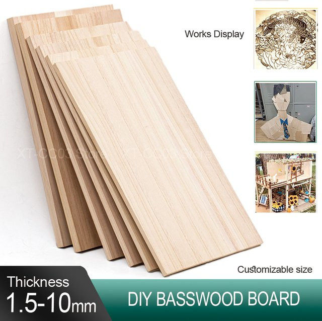 Handgefertigte Lindenholzbretter aus Sperrholz für DIY-Modellbau und Design-Projekte - Bild 1