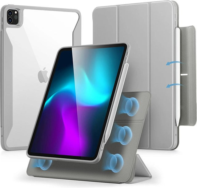 ESR Rebound Hybrid Hülle für Apple iPad Pro 11 (2024), Grau - Bild 1
