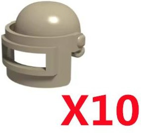 Militärische Bausteinfigur Kappe Taktischer Helm, Einzelfigur, ab 14 Jahren - Bild 1