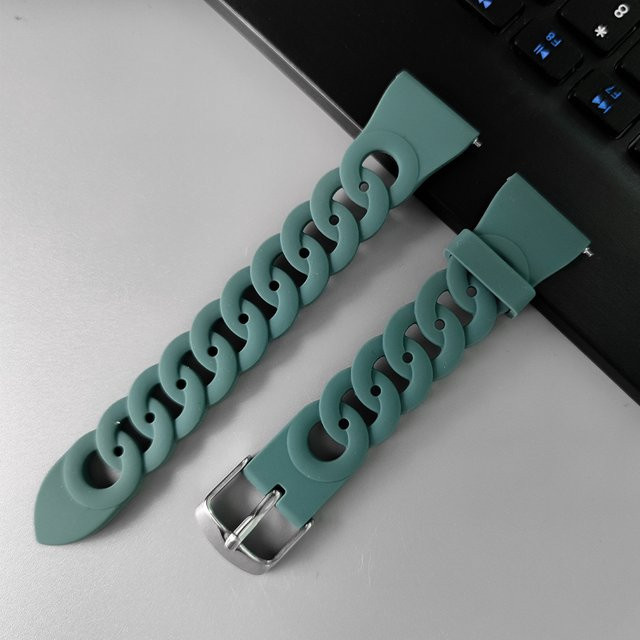 Uhrenarmband Silikon, 20 mm/22 mm, Unisex - Bild 1