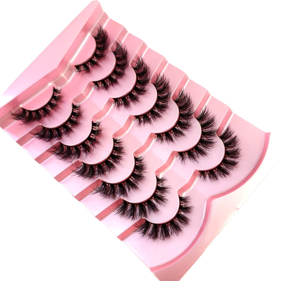 HBZGTLAD Katzenaugen-Wimpern, 7 Paar, Unisex - Bild 5