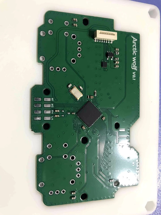DS4-Controller-PCB mit 8K-Polling-Rate und 4 zusätzlichen Tasten in Grün, JDM-055-Größe - Bild 2