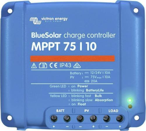 Victron Energy MPPT Laderegler 10A in Blau für 12V und 24V - Bild 1