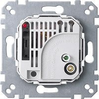 Merten Raumthermostat 536302 mit thermischer Rückführung, 230V, 10A, Weiß - Bild 1