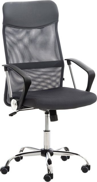TPFLiving Bürostuhl Waterloo Two mit Netzbezug in Grau, B/T/H: 60 x 76 x 118 cm - Bild 1