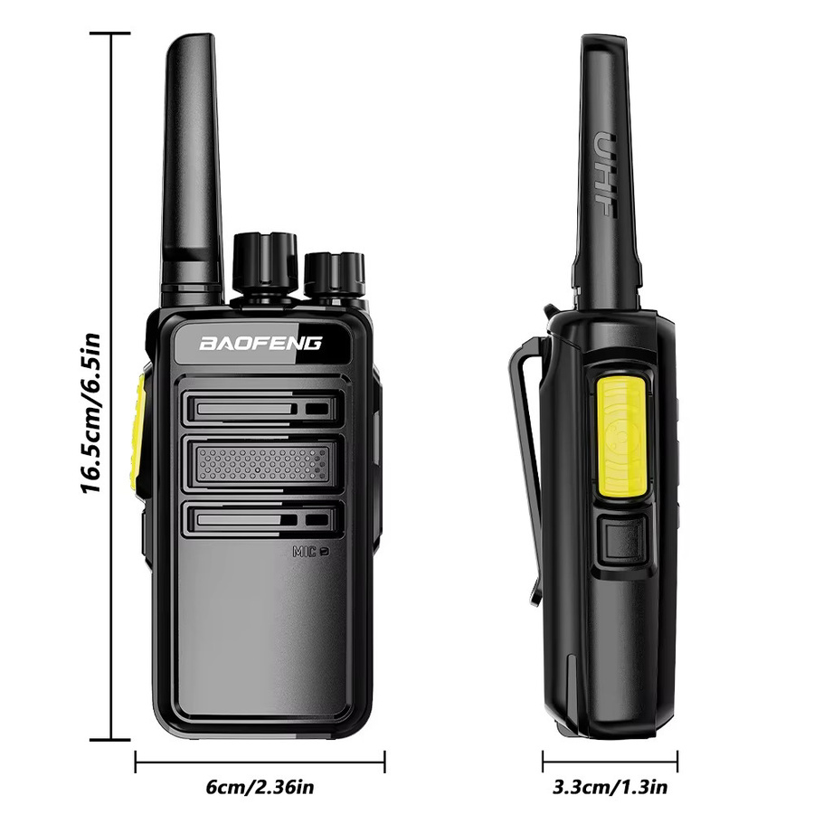 Baofeng BD-V12B Walkie-Talkie Digital-Analog Dual-Mode in Schwarz - Bild 5
