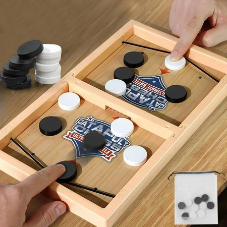 IYUEQIANLI Slingshot Puck Spiel Brettspiel für 7-12 Jahre