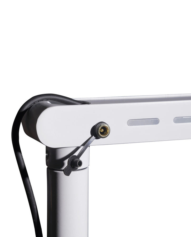 Winningear RGB Mikrofonhalterung mit drehbarem Scherenarm in Weiß - Bild 2