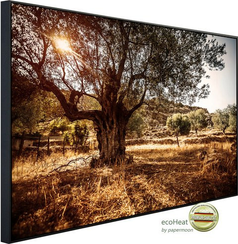 papermoon EcoHeat Infrarotheizung Wald in Landschaft mit Matt-Effekt in Bunt, App-Steuerung und Überhitzungsschutz - Bild 1