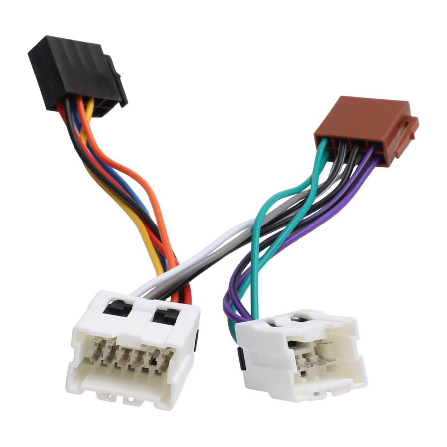 SUITU Stereo-Radio-Adapter für 12 V, verschleißfest und korrosionsbeständig, Schwarz und Weiß - Bild 2