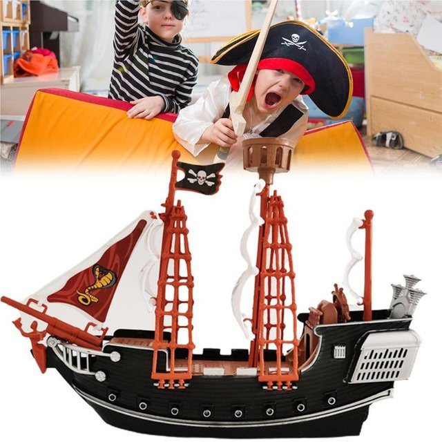 Yiran Furniture Piratenschiff Dutchman Modell Piratenspielzeug - Bild 1