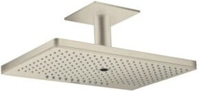 Hansgrohe Axor Kopfbrause Decke Quadratisch in Brushed Nickel mit 3 Strahlarten und Anti-Kalk-Funktion, B: 46,0 cm, T: 46,0 cm, H: 30,0 cm - Bild 1