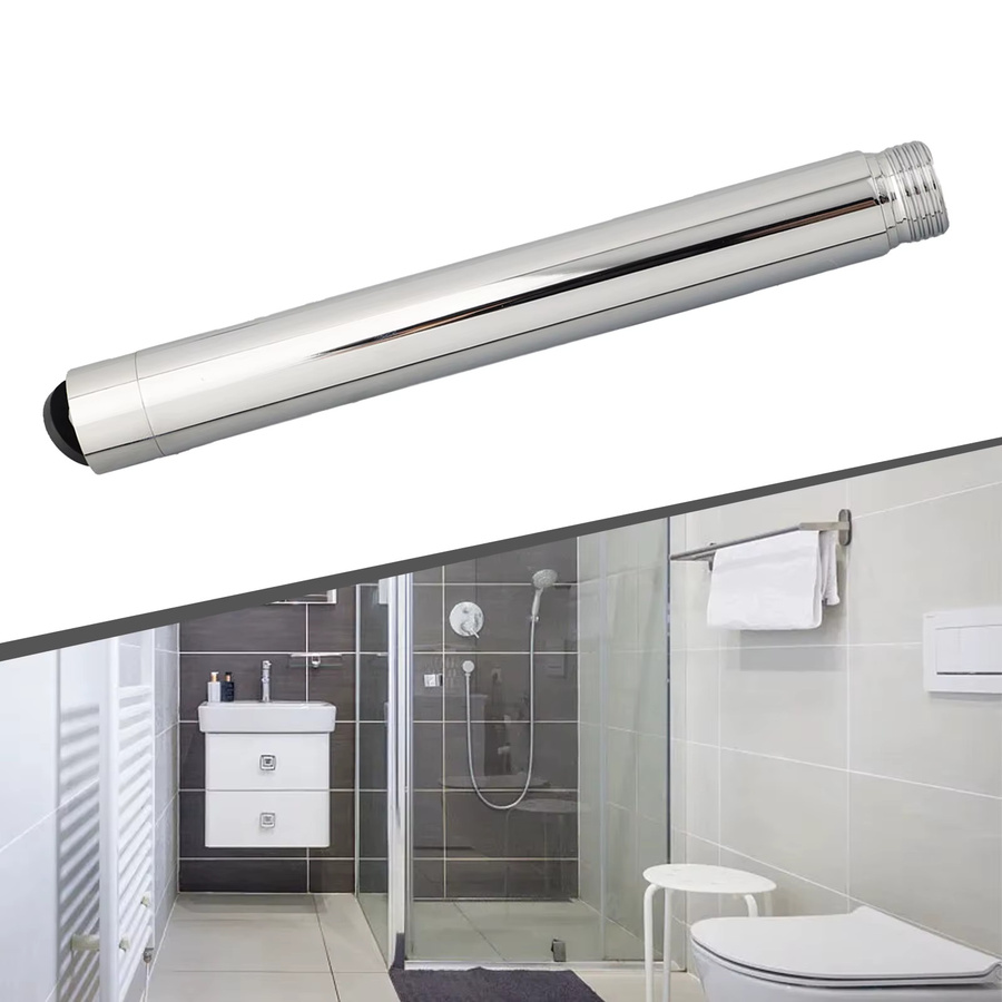 Einstellbare Duschkopf Verlängerung aus Edelstahl in Chrom Silber für dein Badezimmer - Bild 2