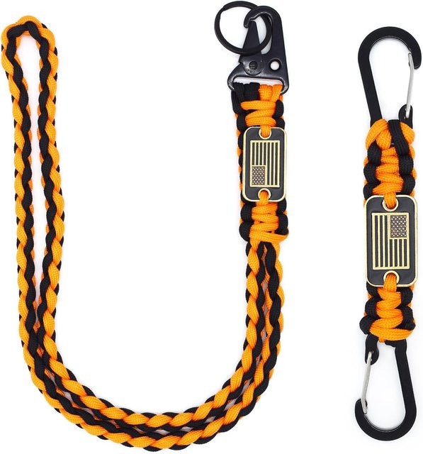 Paracord-Lanyard-Halskette, USA-Flagge, Unisex - Bild 1