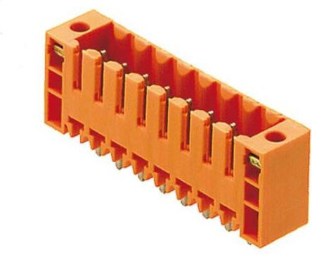 Weidmüller Stiftgehäuse-Platine BL/SL Polzahl 5 in Schwarz und Orange, 50 Stück - Bild 1