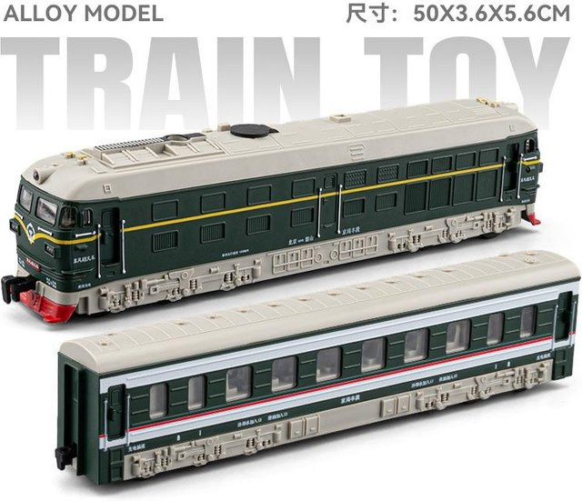 Linyi toy car Hochgeschwindigkeitszug Waggon Modell, mit Sprühgeräusch und Licht, Metall, ab 18 Jahren - Bild 1