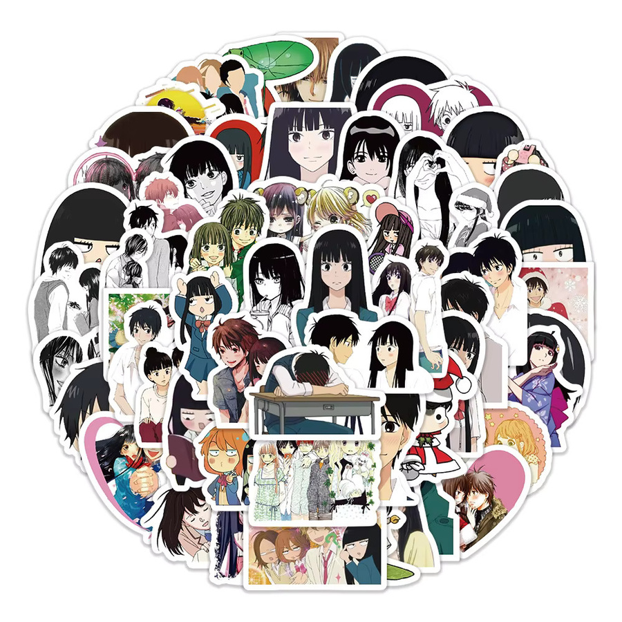 Bandai Love Anime Kimi Ni Todoke Sawako Kuronuma Cartoon-Aufkleber, 10/30/50 Stück - Bild 2
