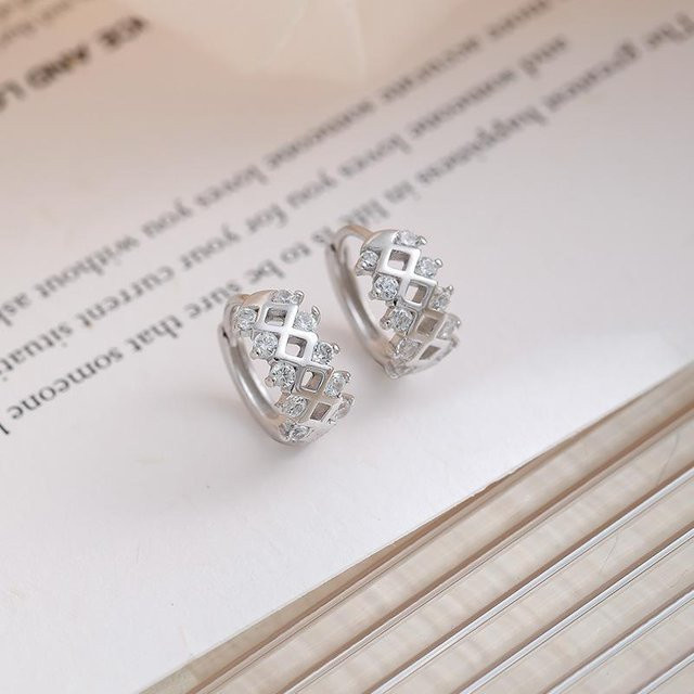 Lucky Star Jewelry Ohrringe, 999 Silber, Zirkonia, Damen - Bild 1