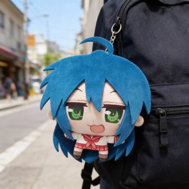 Hot Toys Lucky Star Izumi Konata Plüschtier Schlüsselanhänger, 12cm - Bild 1