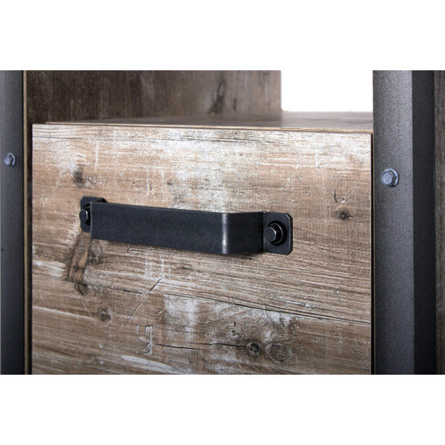 Schildmeyer Unterschrank Harkon in Braun mit Soft-Close-Türen und Regalböden, B/H/T: 35 x 125 x 33,6 cm - Bild 2