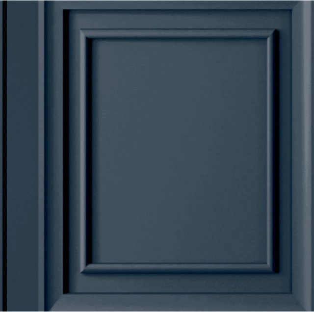 Laura Ashley Vliestapete Redbrook Wood Panel Dark Seaspray Blau B: 0,52 m, L: 10,05 m - Bild 1