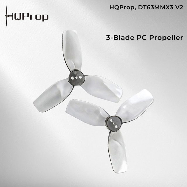 HQProp DT63MMX3 V2 Propeller, 6 Paar, Polykarbonat - Bild 1
