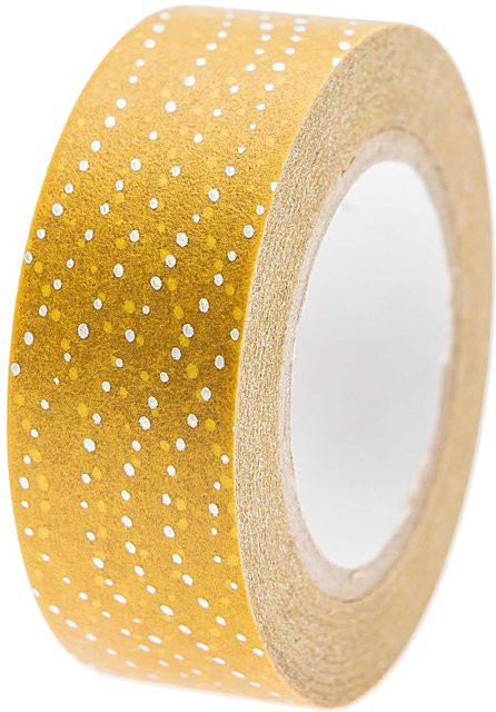 Rico Design Paper Poetry Tape Mermaid Wellen in Senf Gelb, Breite: 1,5 cm, Länge: 10 m - Bild 1