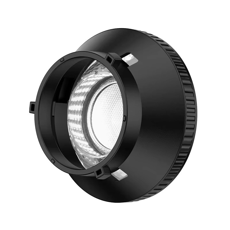 Ulanzi Kondensatorlinse Mini Bowens Mount in Schwarz für COB Videoleuchten L023, L024, C01 sowie ML100Bi und ML100RGB Serie - Bild 2