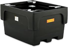 Cemo IBC-Auffangwanne aus Polyethylen mit 1100 l Fassungsvermögen und 1500 kg Traglast, unterfahrbar - Bild 1