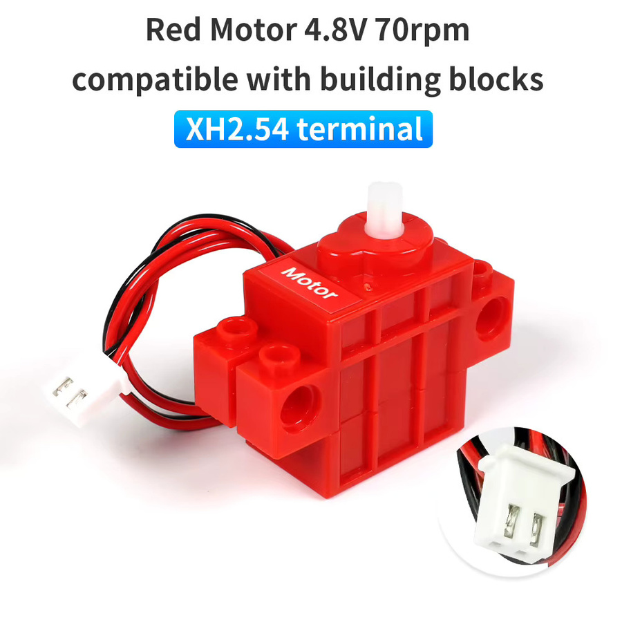 Keyestudio Programmierbarer 2-kg-Gleichstrommotor mit XH2.54-Terminal, kompatibel mit Lego-Bausteinen für Arduino-Steuerung, 360-Grad-Drehzahl - Bild 2
