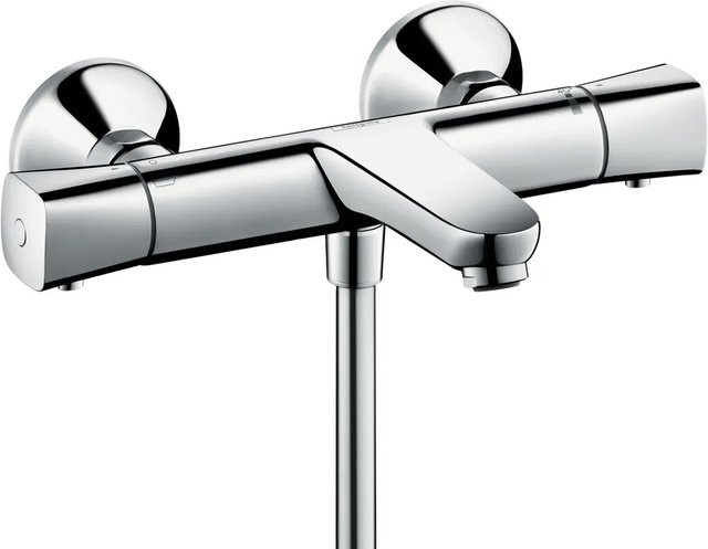 Hansgrohe Ecostat Universal Wannenthermostat in Chrom mit Sicherheitsstopp und Aufputz-Montage - Bild 1
