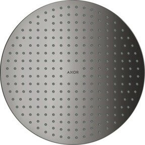 Hansgrohe Axor Kopfbrause 300 2jet in Schwarz Chrom, Rund, Durchmesser: 30,0 cm - Bild 1