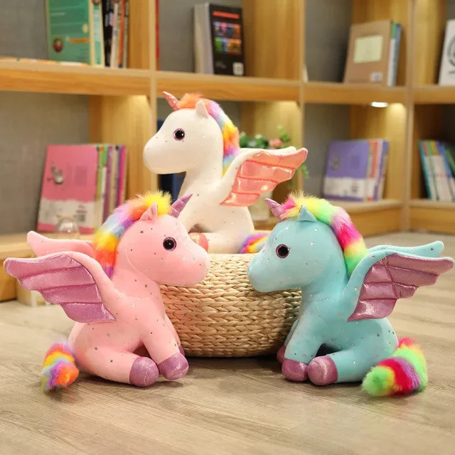 SONGYI Plüsch-Einhorn, Stofftier, Lila - Bild 1