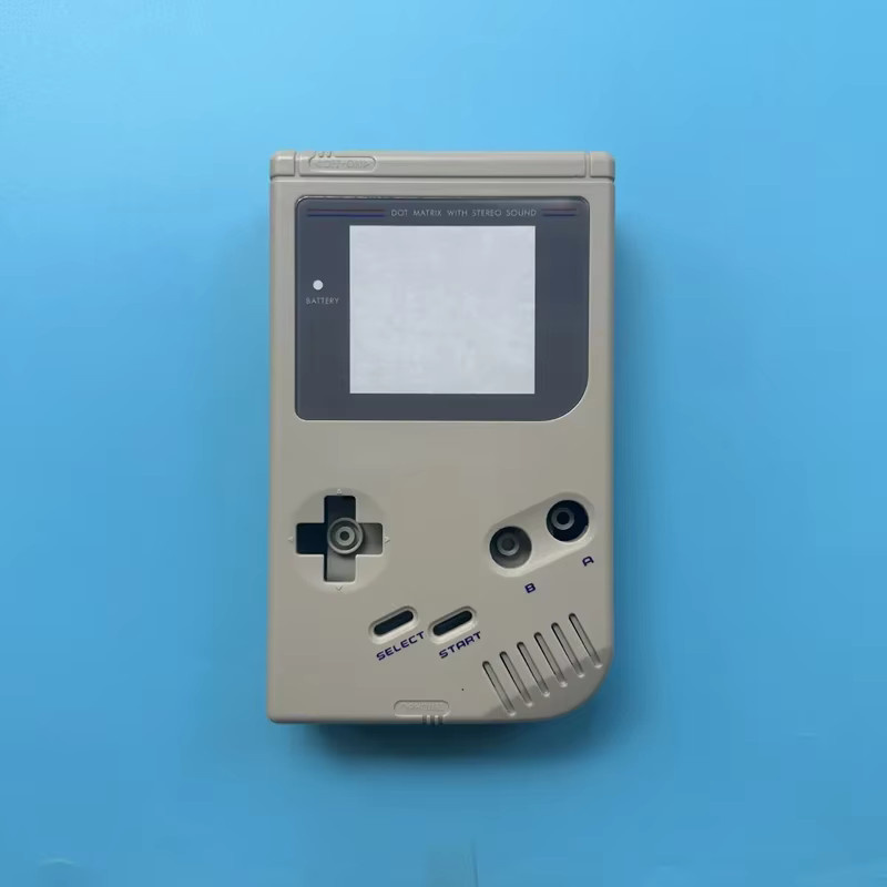 Komplettes GB DMG Gehäuse-Set in Lila mit Tasten und leitfähigen Gummipads für Gameboy GB DMG IPS Gehäuse im Retro-Design - Bild 3