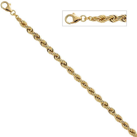 Colfem Kordelarmband 585 Gelbgold, 19 cm, Unisex - Bild 1