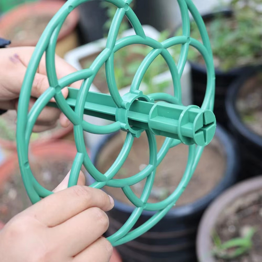 Stapelbares Bonsai Klettergerüst aus Kunststoff in Grün als mehrschichtiger Pflanzenstützständer für deinen Garten - Bild 5