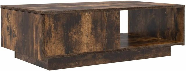 vidaXL Couchtisch Modern aus Holzwerkstoff in Geräuchert Eiche Braun, B/T/H: 95 x 55 x 31 cm - Bild 1