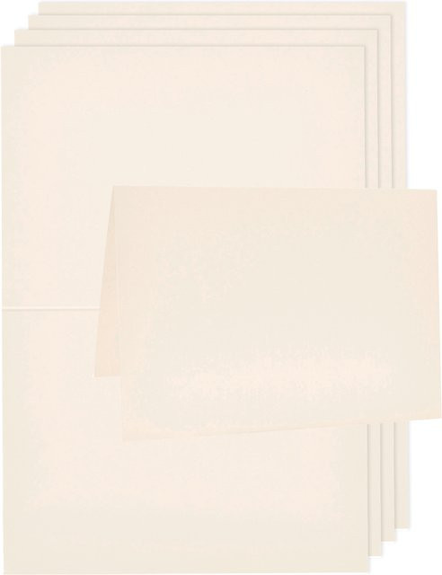 Rico Design Paper Poetry Luxury Karten A5 in Sand - Bild 1